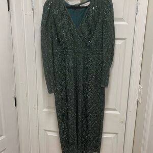 Green Mac duggal dress